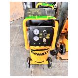 DeWalt upright air compressor on wheels 225 psi