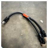 Hubell Y splitter power cable