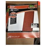 10X$ 25 count packs Gator 50 grit coarse