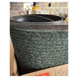 Notrax 4' x 6' green fiber rubber backed mat