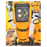 DeWalt portable air compressor on wheels