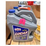 3X$ Lucas lubricant 1 20W50 1 15W40 & 1 2-cycle