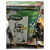 Scott's battery powered cart sprayer
