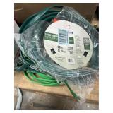 3X$ Garden hoses - assorted size - 50'. New & used