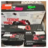 4X$ Skil battery circular saw missing battery