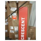 Large grouping of Crescent signs includes