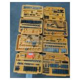 8X$ PARTIAL GEARWRENCH socket sets - see photos