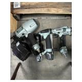 3X$ Metabo HPT assorted pneumatic tools