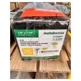 Metabo 7/8'x7/16' staples & plastic caps
