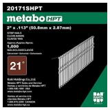 2x$ - Metabo HPT 2 in tones .113 inches hot dipped