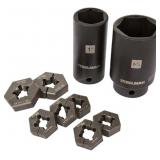 Steelman 9 pc. splity-die threading kit