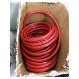 Red commercial water hose