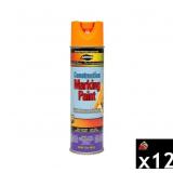 24x$ - Aervoe 17 oz. orange parking paint