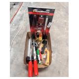 misc. tools incl. 2 22" Pee-Vee