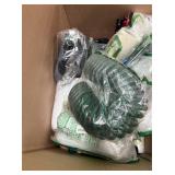 Job lot - paint rollers, compressor hose, sanding