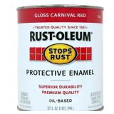 6x$ - Rustoleum Red Paint 2qts. per case