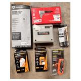 mixed lot Klein voltage tester, power strip, 2