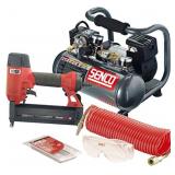 Senco compressor & nailer kit in one