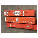 2x$ assorted Diamond Core Bore Diamondd Core Bits