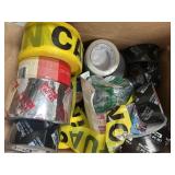 18 misc. rolls of tape