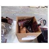 Leather knee pads