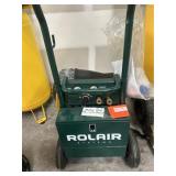 Rolair portable air compressor motor runs
