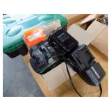 2 Metabo chargers 18V & 3 Metabo Untested
