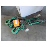 Campbell G100 D-10 swivel clasp slate steel chain