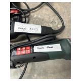 Metabo grinder & tool lot: 4.5 hp grinder (runs go