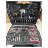 Skil hammer drill w/ assorted bits in carry case