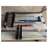 3x$ - Bessey 11' throat adjustable clamp