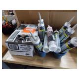 20 tubes caulk incl case DAP concrete gray