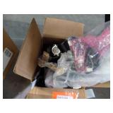 Clipboards, measuring tapes, sunscreen, tie downs,