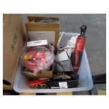 Job lot - Milwaukee right angle wrench w/ battery,