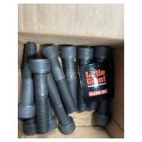 10 large HEX head bolts approximately 4' L x 1'