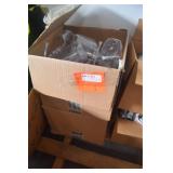 Two boxes clear plastics 1qt spray bottles