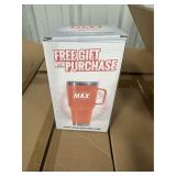 4x$ - MAX 20 oz travel Mug w/ lid