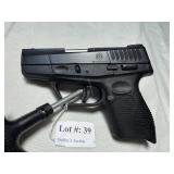 Taurus 9mm Pistol Serial #THS62192 with case and 2