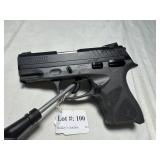 Taurus 9mm Pistol Serial #TMB28871 with case and 2