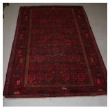 ORIENTAL RUG, SEMI ANTIQUE, SERABAD STYLE, 4ï¿½ 3"