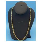 14KT NECKLACE 27" MARINER STYLE- 17.5 DWT