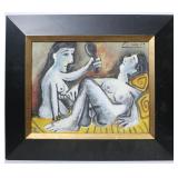 AFTER PABLO PICASSO, 1881-1973, "TWO WOMEN WITH A