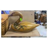 Wooden Vine Ornate Decorative Swan