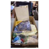 Pin Board, Assorted Rug Making Supplies