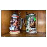 2 Budweiser Steins
