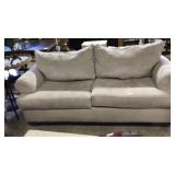 Large microfiber sofa 84in long x36 deep 2large