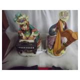 2 Battery Operated Music Boxes: Harp & Piano