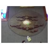 Hand Made Art Metal Wall Hanging 30"X26"