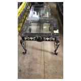 Coffee and matching style end table.Faux marble