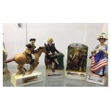 4 American Porcelain figurines, Paul Revere, John